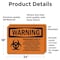 Signmission Biohazard Level II This Laboratory With Symbol OSHA Warning Sign, Vinyl Decal, 24in W x 18in L, 2PK OS-2PACK-WS-D-1824-L-11985 - alternate 5